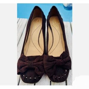 NWT Kate Spade Brown Suede Kitten Heels - Size 9 US Women's